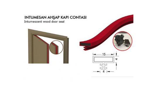 Intumesan Ahşap Kapı Contası