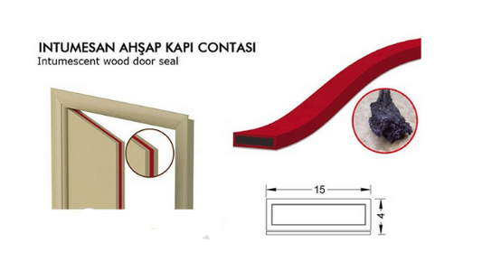 Intumesan Ahşap Kapı Contası