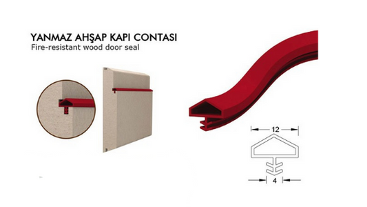 Yanmaz Ahşap Kapı Contası