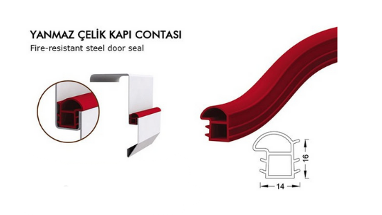 Yanmaz Çelik Kapı Contası