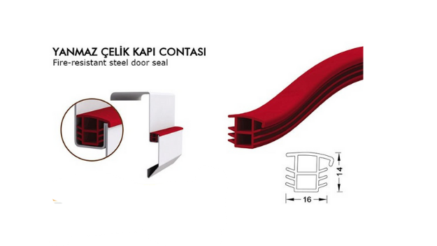 Yanmaz Çelik Kapı Contası