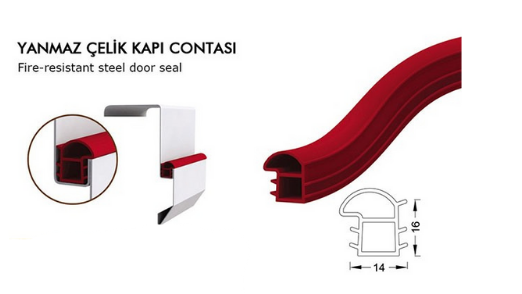 Yanmaz Çelik Kapı Contası